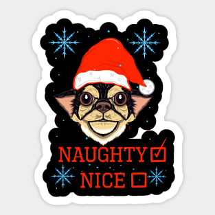 Naughty chihuahua Sticker